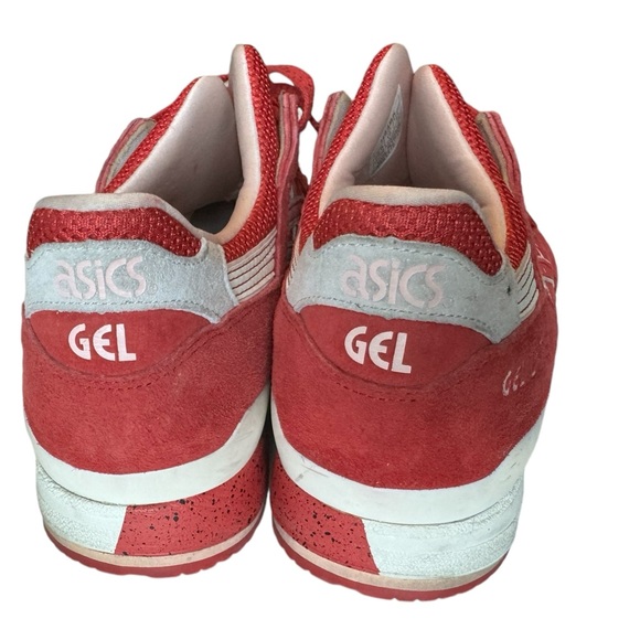 Red ASICS Gel Lyte III Men’s 10 Shoes Strawberries & Cream H64BK MINTY RARE - Picture 4 of 11